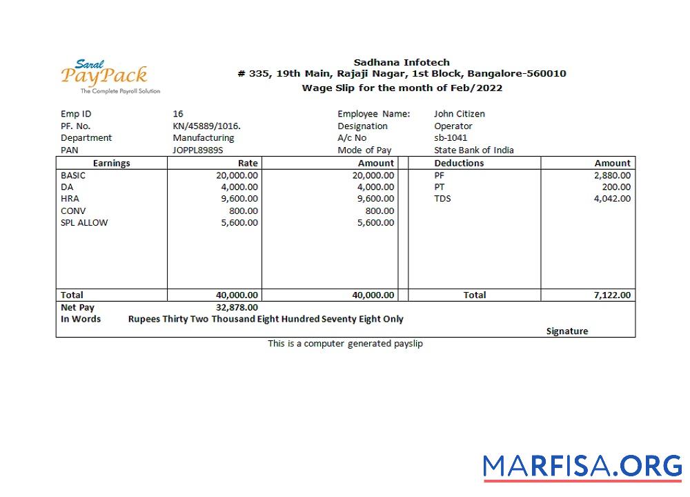 Realistic India Sadhana infotech pharmaceutical company sample